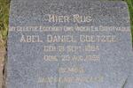 COETZEE Abel Daniel 1884-1955