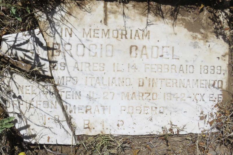 GADEL Ambrogio 1899-1942