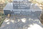 SERFONTEIN Annie nee SCHOLTZ 1905-2002