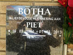BOTHA Piet 1934-2013