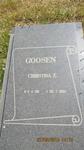 GOOSEN Christina E. 1911-1983
