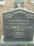 ANNENDALE Anna J.S. nee ROETS 1890-1961