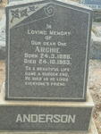 ANDERSON Archie 1886-1953
