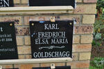 GOLDSCHAGG Karl Fredrich & Elsa Maria