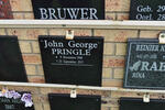 PRINGLE John George 1940-2015