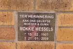 WESSELS Mokkie 1907-2008