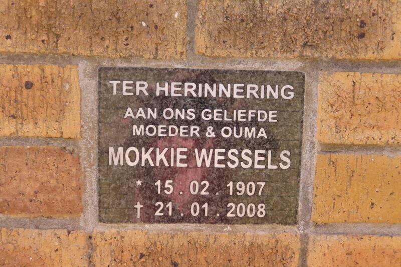 WESSELS Mokkie 1907-2008