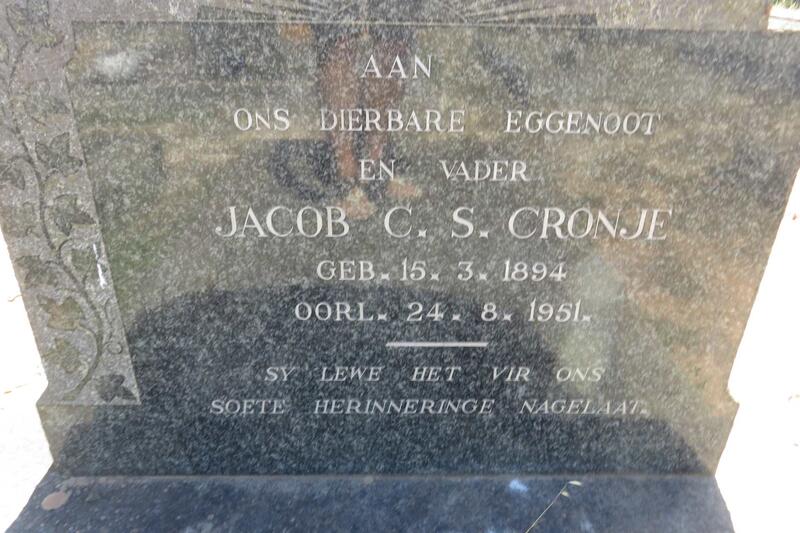 CRONJE Jacob C.S. 1894-1951