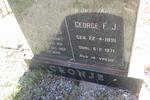 CRONJE George F.J. 1891-1971 & Hester Agnes OOSTHUIZEN 1891-1965