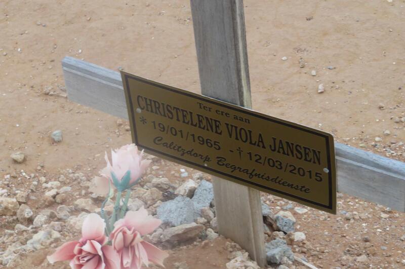 JANSEN Christelene Viola 1965-2015