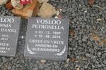 VOSLOO Petronella 1940-2014