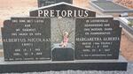 PRETORIUS Albertus Nicolaas 1919-1988 & Margaretha Alberta FOURIE 1923-2017