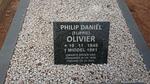 OLIVIER Philip Daniël 1945-1991