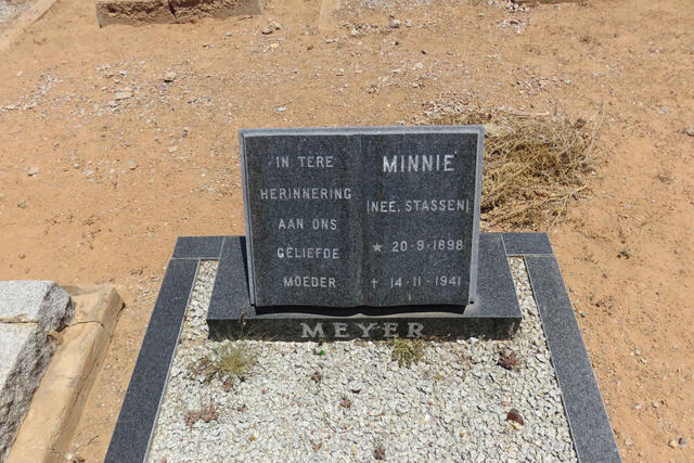 MEYER Minnie nee STASSEN 1898-1941