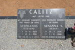 CALITZ Stephanus 1929-1996 & Susanna S. 1936-2008