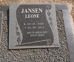 JANSEN Leone 1924-2014