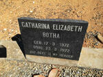 BOTHA Catharina Elizabeth 1972-1972