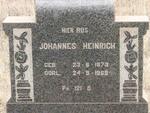 WIEGAND Johannes Heinrich 1873-1968