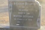 GROVE Martha Susanna nee FOURIE 1928-