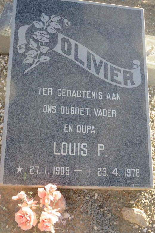 OLIVIER Louis P. 1909-1978