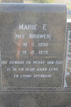 ? Marie E. nee BRUWER 1930-1979