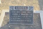 LOOTS Jozua J. 1912-1983 & Martha J.J. 1919-1986