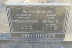 OOSTHUIZEN Cornelis Martin 1919-1998 & Maria M. HUMAN 1920-2010