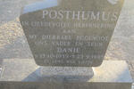 POSTHUMUS Danie 1939-1985