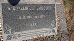LAUBSCHER W.G. 1894-1953