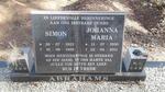 ABRAHAMS Simon 1922-1989 & Johanna Maria 1930-2011