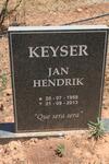 KEYSER Jan Hendrik 1958-2013