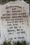 ROUX Louis Adriaan Daniel 1863- & Gesiena Johanna VAN VUUREN 1872-192?