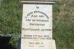 JACOBS Marthakie 1922-1928