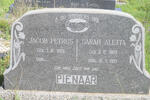 PIENAAR Jacob Petrus 1883- & Sarah Aletta 1883-1963