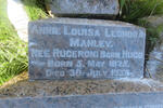 MANLEY Annie Louisa Leonora formerly RUGERONI nee HUGO 1875-1933