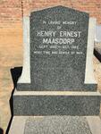 MAASDORP Henry Ernest 1882-1962