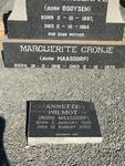 WILMOT Annette nee MAASDORP 1926-2002 :: CRONJE Marguerite nee MAASDORP 1916-1970