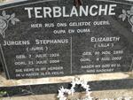 TERBLANCHE Jurgens Stephanus 1924-2004 & Elizabeth 1925-2003