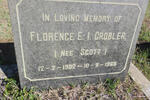 GROBLER Florence E.I. nee SCOTT 1902-1968