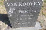 ROOYEN Priscilla, van 1914-1995