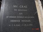 McCRAE Derrick Michael 1942-1983