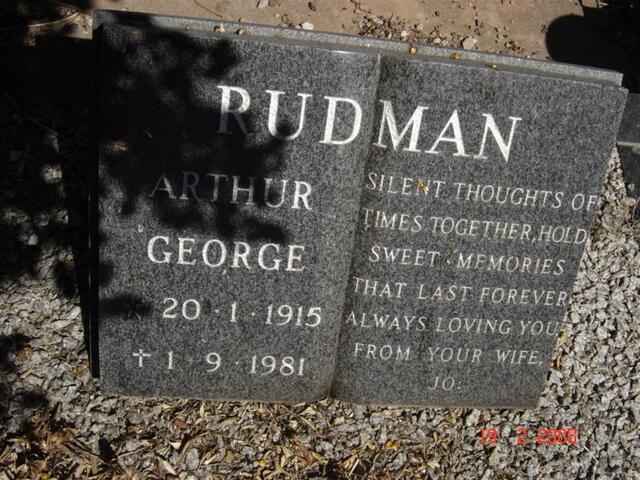 RUDMAN Arthur George 1915-1981