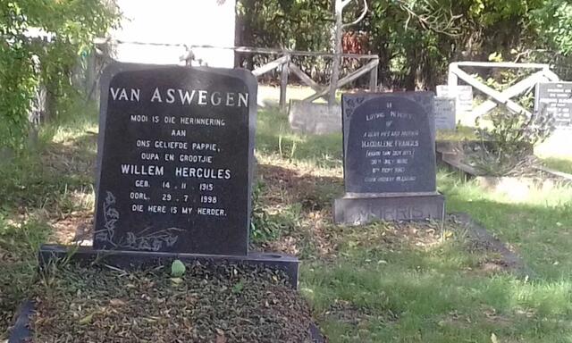 ASWEGEN Willem Hercules, van 1915-1998