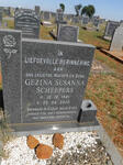 SCHEEPERS Gezina Susanna 1941-2003