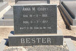 BESTER Anna M. 1908-1977