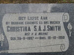 SMITH Christina S.A.J. nee V.D. MERWE 1887-1950