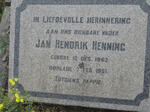 HENNING Jan Hendrik 1862-1951