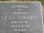 SCHOEMAN J.J.C. 1880-1951
