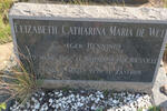 WET Elizabeth Catharina Maria, de nee HENNING 1862-1939