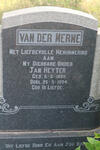 MERWE Jan Heyter, van der 1880-1954